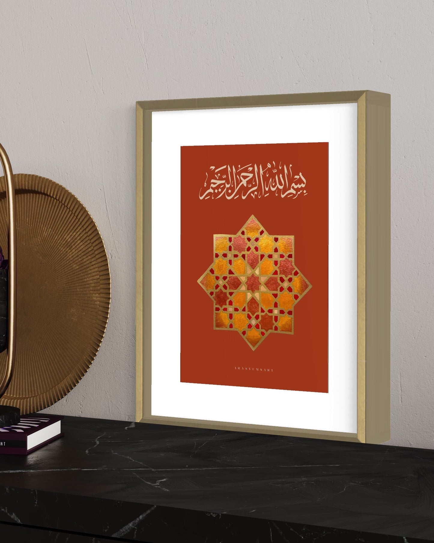 Art Print 1- deep Red