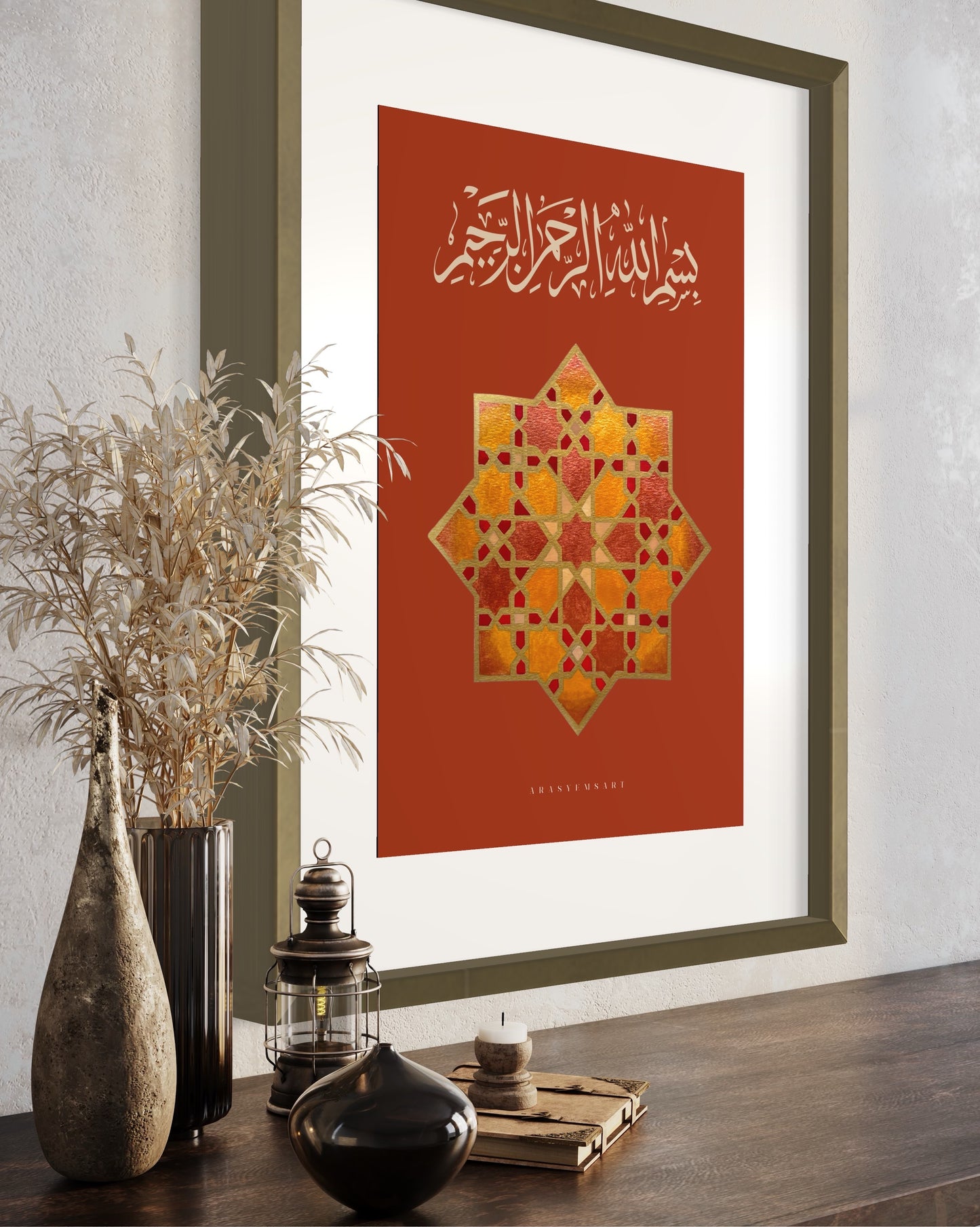 Art Print 1- deep Red